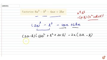 Factorize:   ltmath gt  ltmrow gt  ltmn gt8 lt/mn gt ltmsup gt  ltmi gta lt/mi gt  ltmn gt3 lt