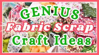 DON'T THROW THESE OUT! Make Unique Fabric Scrap Crafts