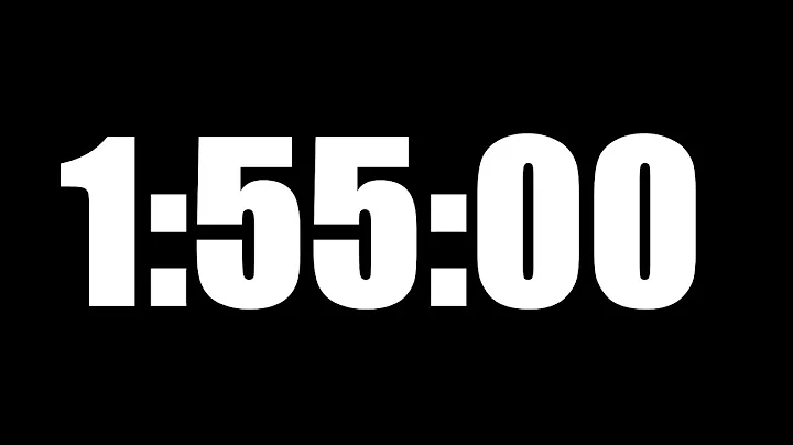 1 HOUR 55 MINUTE TIMER • 115 MINUTE COUNTDOWN TIMER ⏰ LOUD ALARM ⏰