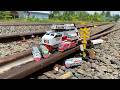 Mencari & Merakit Mainan Kereta Api Kayu CC203,CC206,CC201 Vintage Perumka Anjlok Di Rel Beneran