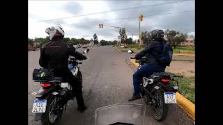 Rodando en Moto por la Ruta Provincial 50. Palmira - San Martín. Mendoza