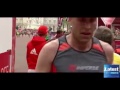 Man selflessly carries fellow runner over marathon finish line