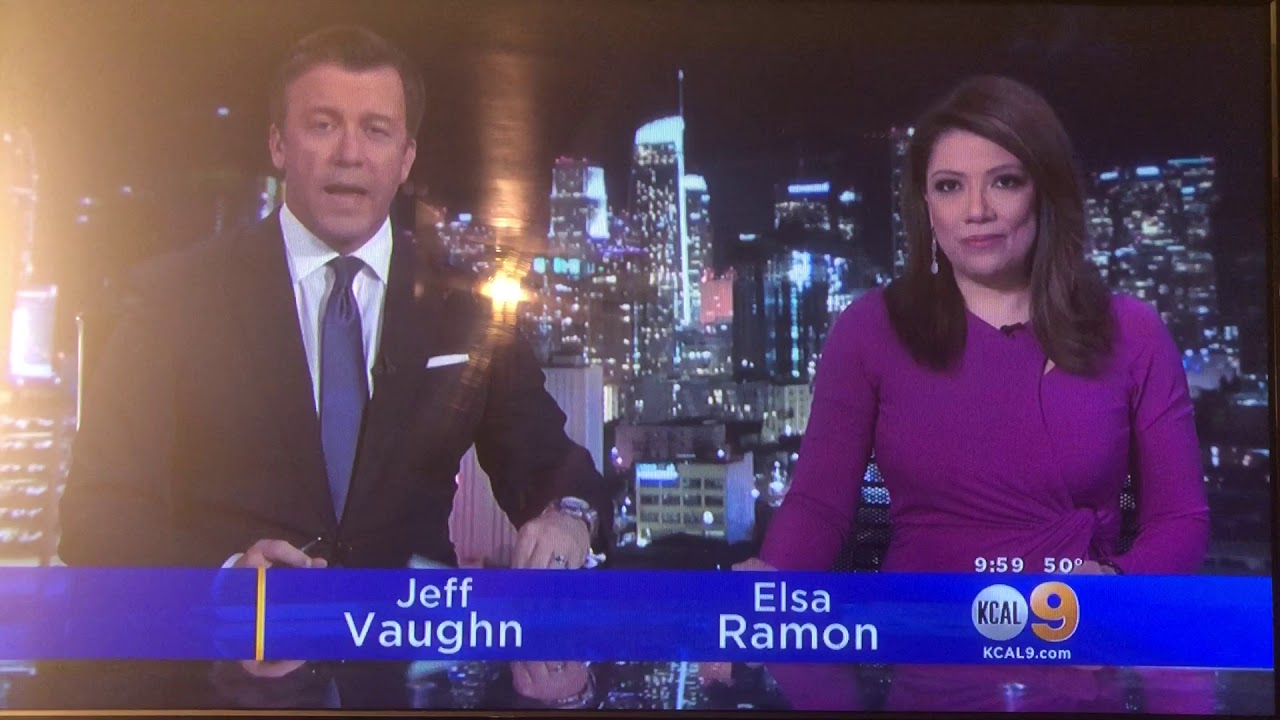 Reporter Elsa Ramon KCAL 9 News at 10pm open January 9, 2018 - YouTube