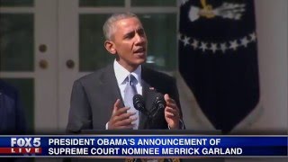 President Obama announces Supreme Court nominee Merrick Garland