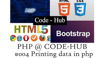 php basics #004 printing data in php, echo and print statements