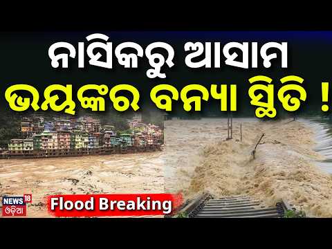 ଭୟଙ୍କର ବନ୍ୟା ସ୍ଥିତି ! Massive Floods In Maharashtra & Assam ! Godavari & Brahmaputra Overflowing