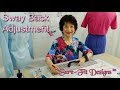 Sway Back Adjustment for a one-piece garment by Sure Fit Designs