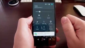 Android 5.0 Lollipop Notification & Quick Toggles Bar (Greek) - Android Galaxy Greece