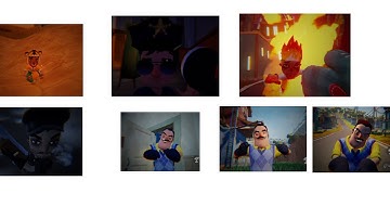 HELLO NEIGHBOR/ HELLO NEIGHBOR HIDE AND SEEK JUMP SCARES! (JUMP SCARE WARNING!)