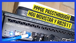 ✅ FIBRA ÓPTICA MOVISTAR con 2 conexiones 😱 PPPoE Passthrough fácil usando MIKROTIK [Funciona] 😱 screenshot 1