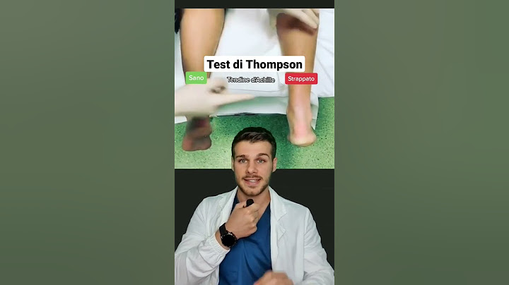 Come capire se hai uno strappo del Tendine d'Achille - Test di Thompson #shorts