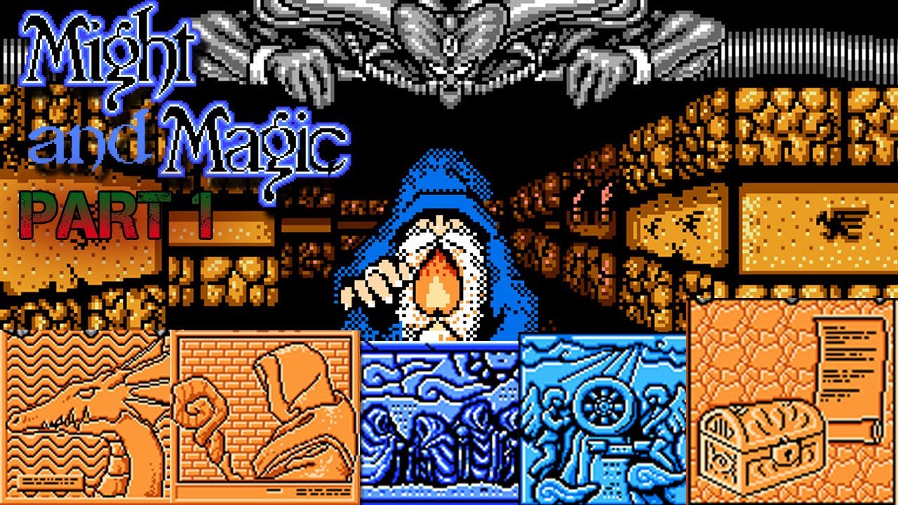 Might And Magic: Secret of the Inner Sanctum (NES) - part 1 (live-stream)