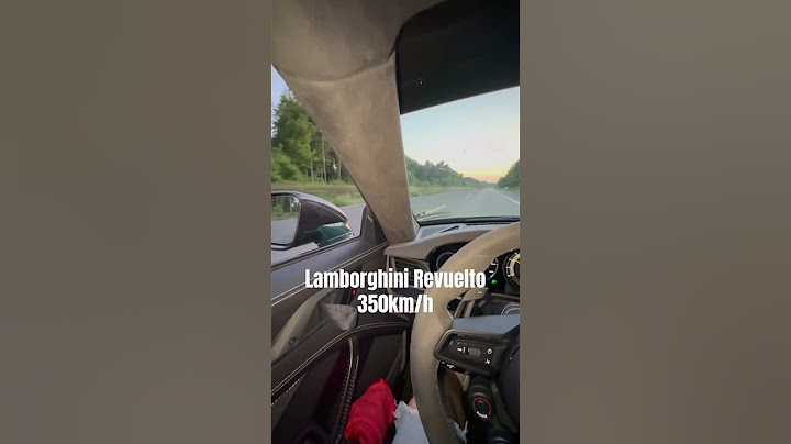 Lamborghini Revuelto V12 flying by at 350KMH!!