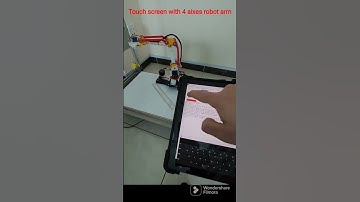 touch screen with multi programs for robot arm