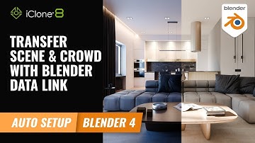 Transfer Scene and Crowd with Blender Data Link | Character Creator 4 Tutorial