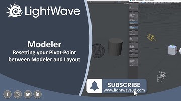 Lightwave 3D Resetting your Pivot Point between Modeler and Layout
