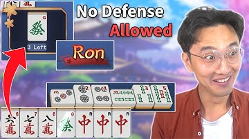 Brain Off, Pure Aggression Is Actually A GOATED Mahjong Strategy [Mahjong Soul]
