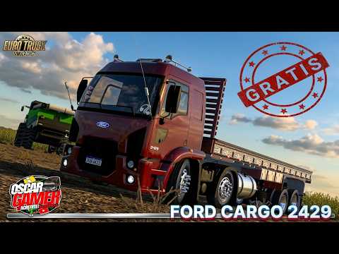 FREE MOD DOWNLOAD - ETS 2 1.60 - FORD CARGO 2429 - ELITE DA RODAGEM MAP - LINK IN DESCRIPTION