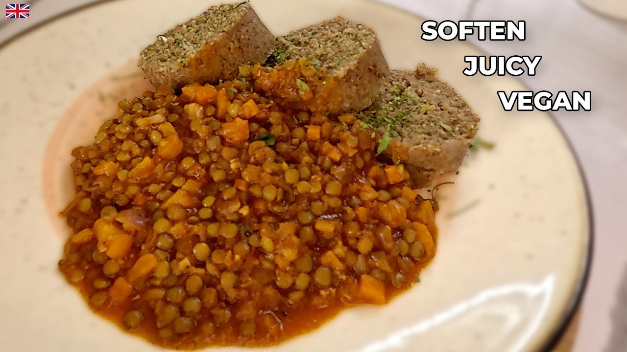 Vegan Goulash Like You've Never Seen Before - Lentil and Bread Dumpling Magic