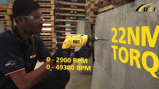 Heavy Duty 600W Electric Hammer Drill | 13mm Capacity Variable Speed Power Drill
