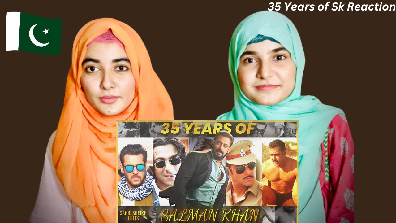 35 Years Of Salman Khan Reaction | Tribute To Salman Khan |Mega star | Tiger 3 |Pakistani Reaction