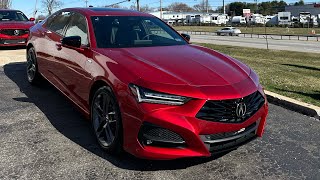 2025 Acura TLX Aspec SH AWD (Performance Red Pearl with Ebony) #arkoforacura 
