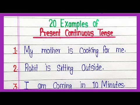 20 sentences of