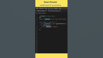 Must Know #react router redirect function concept #shorts #hindi