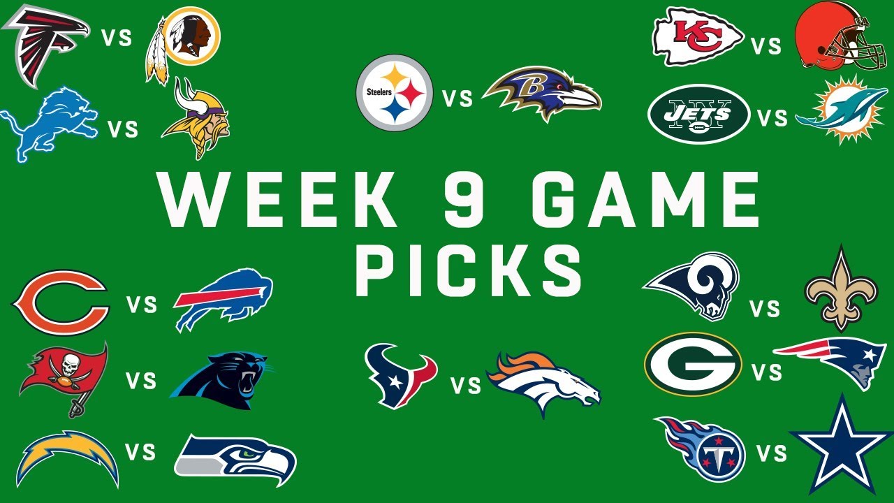 Week 9 NFL Game Picks | NFL - YouTube