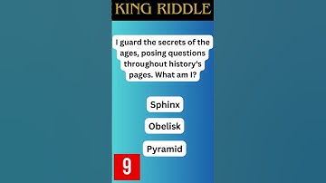 Riddles Of The Sphinx #KingRiddle #riddles #logicriddles #brainteaser