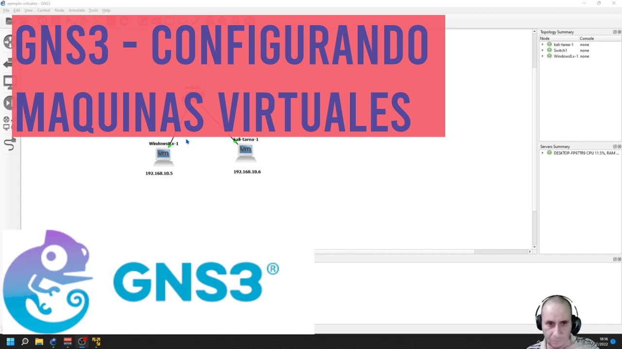 GNS3 Conectando M quinas Virtuales En VMware