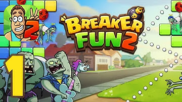 Breaker Fun 2: Zombie Brick - (Level 1-13) - Gameplay Walkthrough Area #1