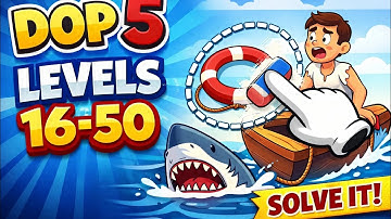 DOP 5 Gameplay Walkthrough | Levels 16–50 | Remove One Part Puzzle Game