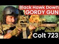 Gordy clone  black hawk down colt 723 clone gun