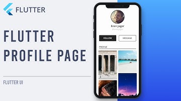 Make a Profile Page UI using Flutter