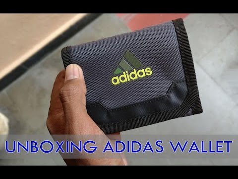 Adidas wallet(trifold) unboxing and 