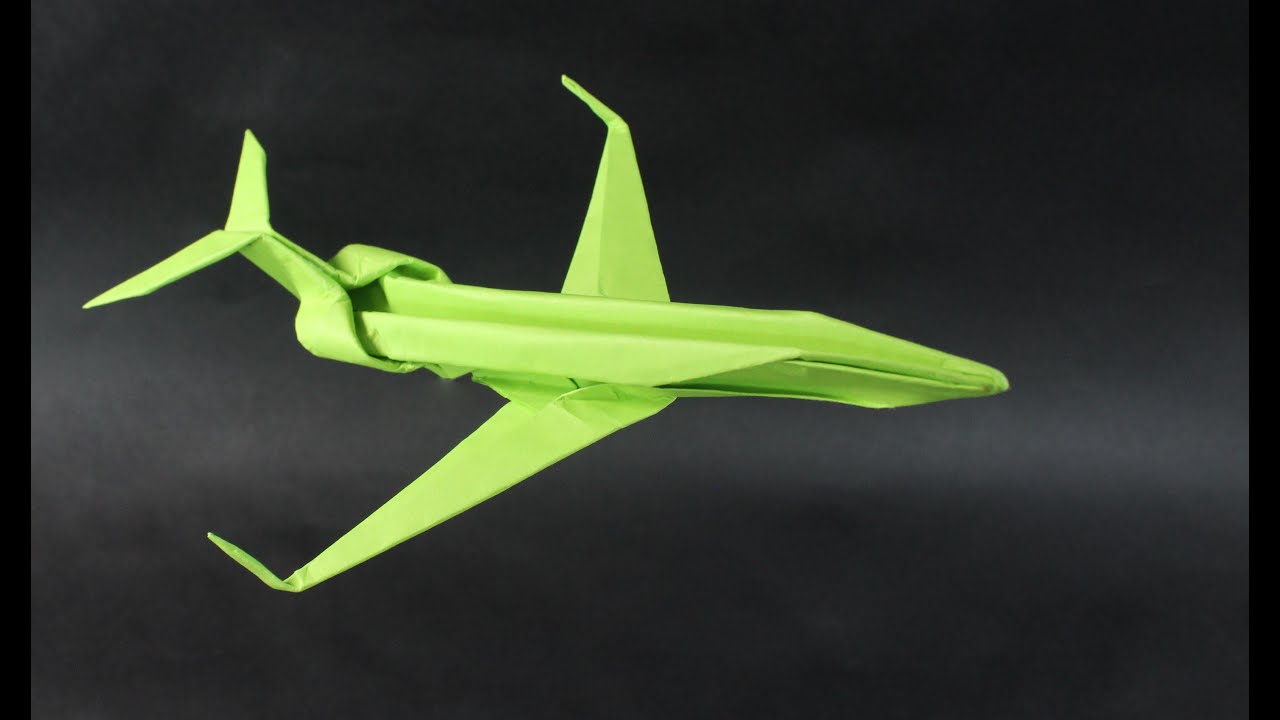 折り紙で飛行機 基本編 立体編とかっこいい飛行機作り方動画 Miidasu