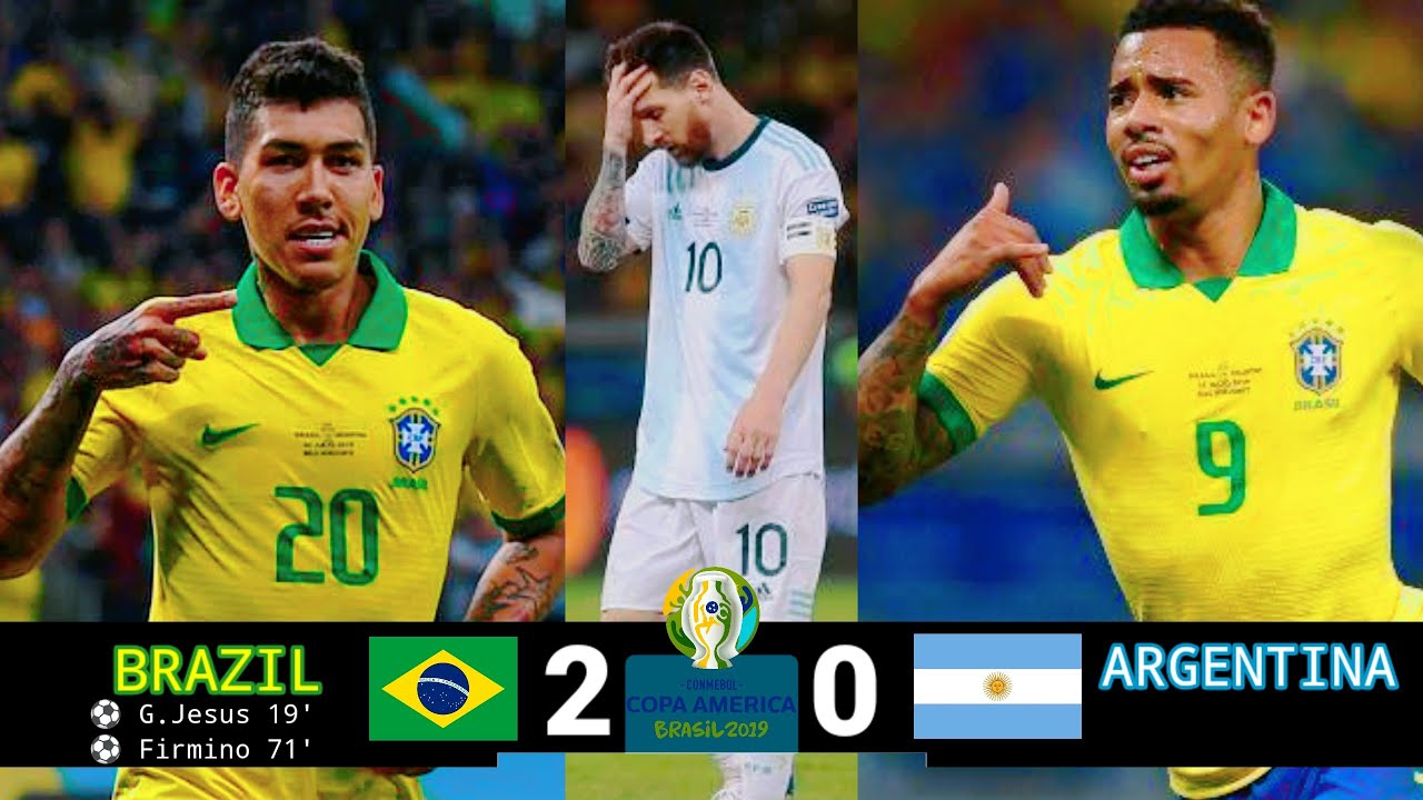 2019 Copa America semifinals: Brazil vs Argentina