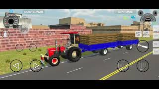 Swaraj 855 Tractor Heavy Load Transport 🚜🔥 | Indian Vehicles Simulator 3D | Realistic Gameplay Day-4 screenshot 4