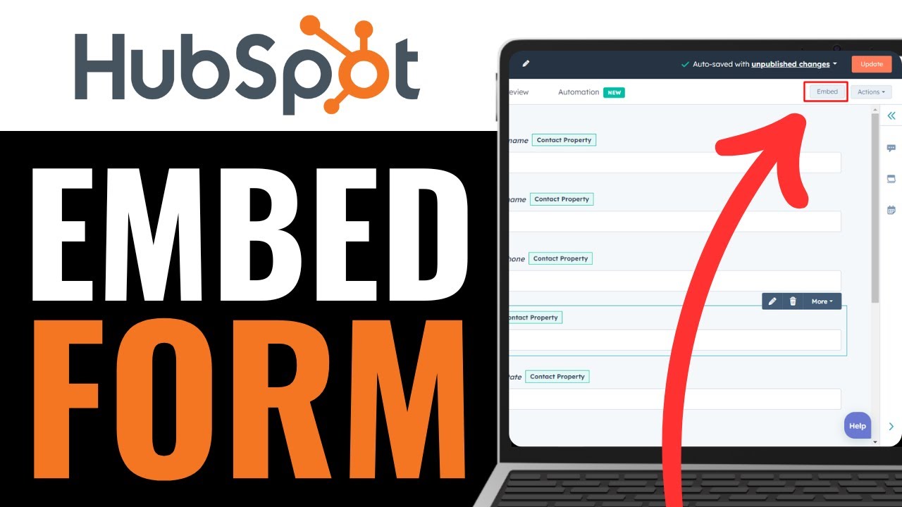 How to Embed Hubspot Form 2025 (EASY GUIDE) - YouTube