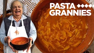 Pasta Grandpa Checco shares his 'dirty moustaches' pasta with beans!