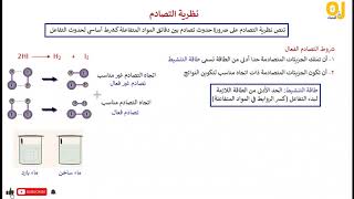 من شروط التصادم الفعال أن يكون في الاتجاه الصحيح