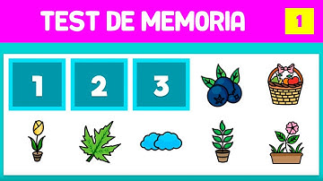 TEST DE MEMORIA | MEMORIA VISUAL PARA ADULTOS | JOGO DA MEMORIA VISUAL