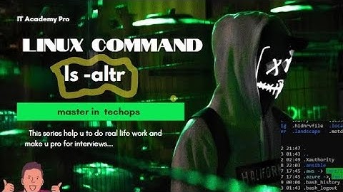 ls -altr  linux command