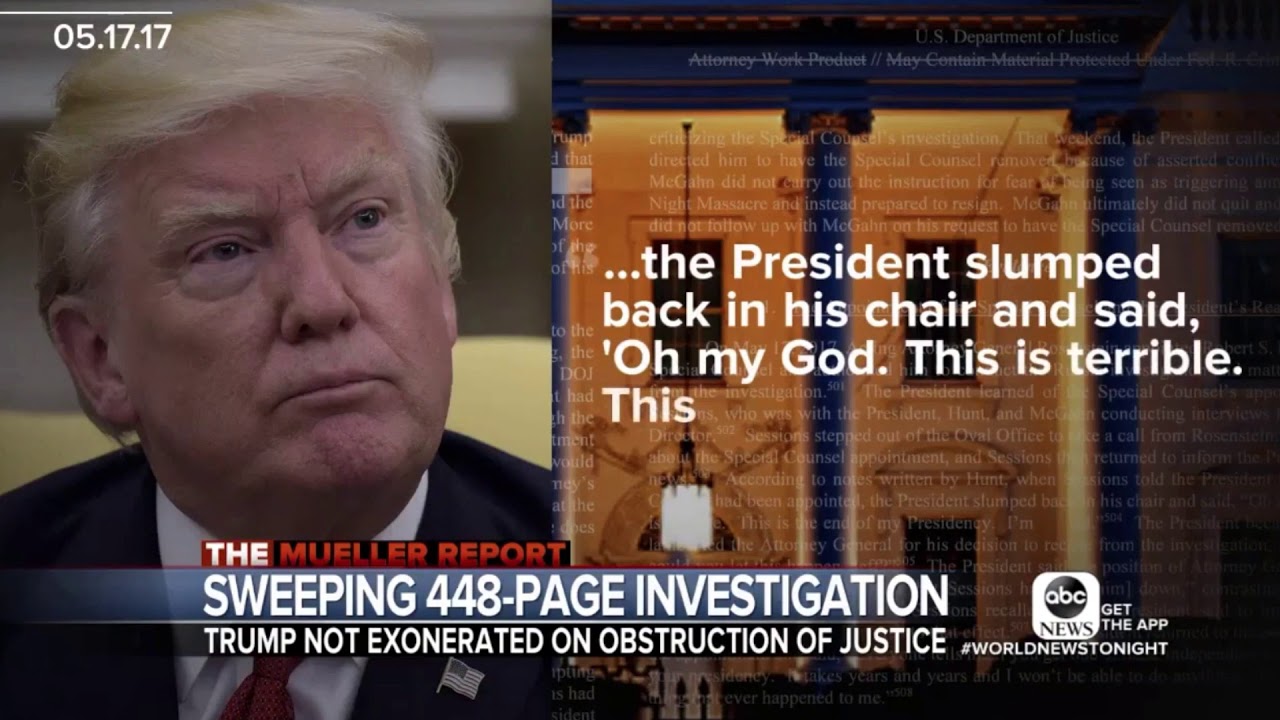 "ABC World News Tonight" Mueller Report April 18, 2019 Supercut