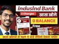 Indusind Bank Account Opening Online 2025 | indusind bank zero balance account opening online