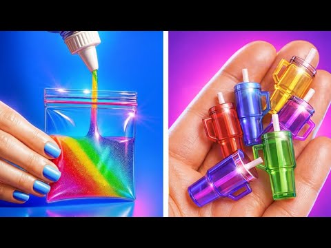 КЛАССНЫЕ ПОДЕЛКИ ИЗ 3D РУЧКИ И ГОРЯЧЕГО КЛЕЯ! Антистресс-хитрости | 123 GO! GOLD