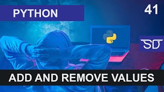 PYTHON LANGUAGE | ADD AND REMOVE KEY & VALUES FROM DICTIONARY | CLASS 41 | PYTHON | SHAN DEVELOPERS