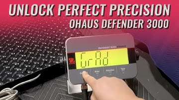 How to Calibrate Ohaus Defender 3000 Indicators | Step-by-Step Guide