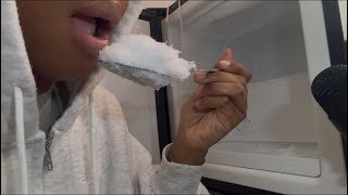 ORIGINAL FREEZER FROST TATSE TEST | ASMR ICE EATING